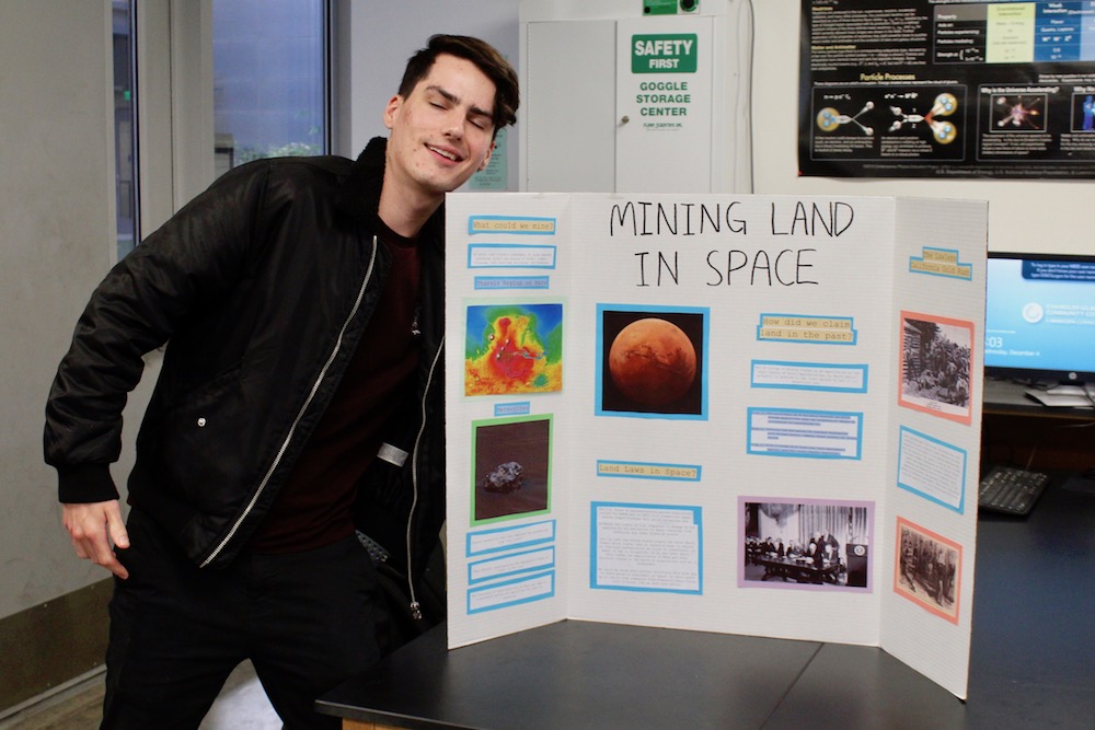 Travis presents his project on Arizona mining and applications to asteroid mining