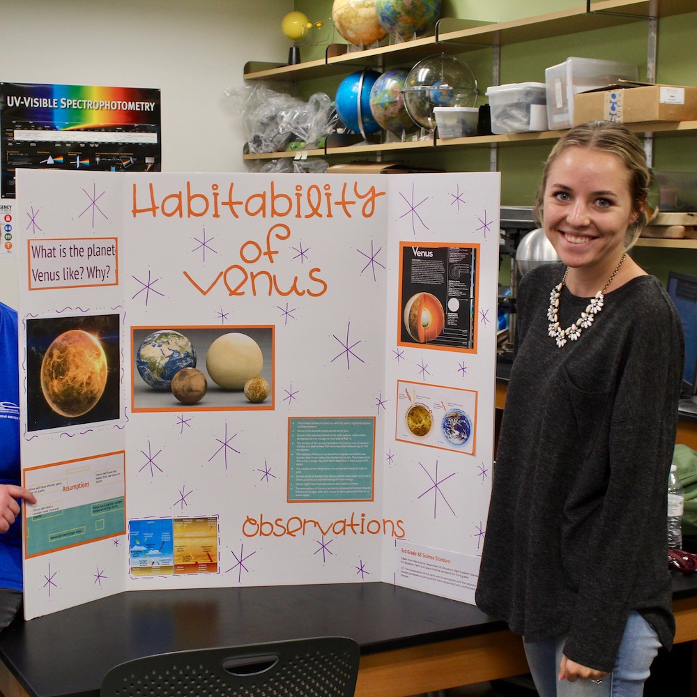 Audrey talks about using the habitability of Venus to teach science topics to kids in grade school