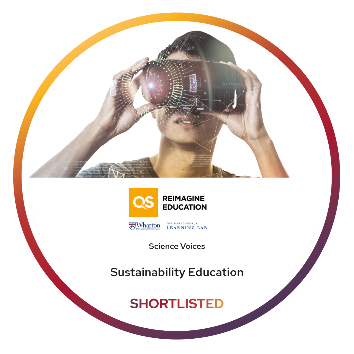 QS Reimagine Education - Shortlisted - Sustainability Education (2022)